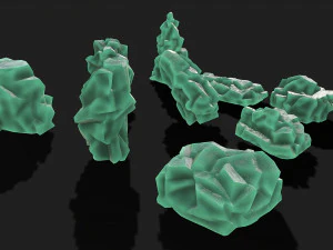 Paket Batu 11 Model 3D