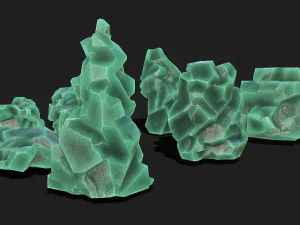 Paket Batu 11 Model 3D