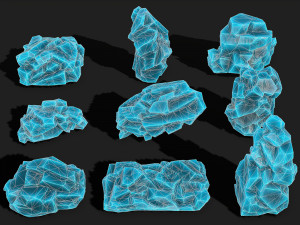 Rock Pack 12 3D Model