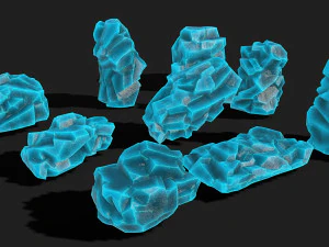 Rock Pack 12 3D Model