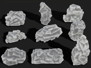 Rock Pack 13 3D Model