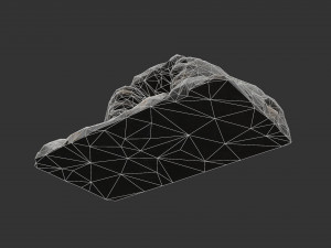 Cave Entrance cliff rock 02 Model 3D