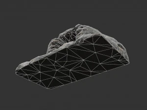 Cave Entrance cliff rock 02 3D Model