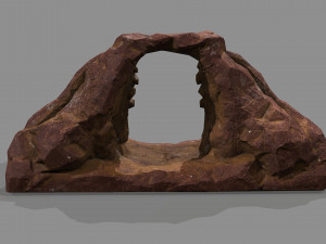 Cave Entrance Desert rock 03 3D Model