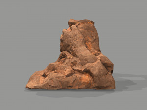 Cave Entrance Desert rock 04 Modelo 3D
