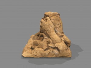 Cave Entrance Desert rock 05 3D 모델