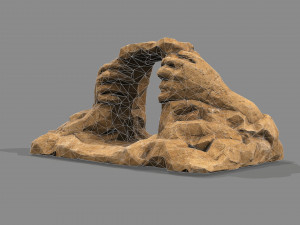 Cave Entrance Desert rock 05 3D 모델