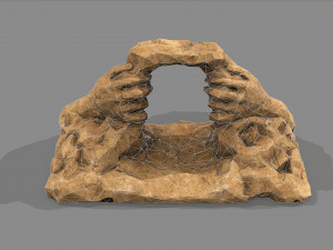 Cave Entrance Desert rock 05 3D 모델