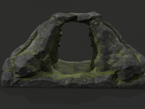 Cave Entrance Desert rock 06 3D Модель