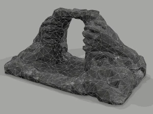 Cave Entrance Cliff rock 08 3D Model