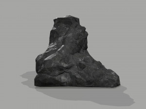 Cave Entrance Cliff rock 08 Model 3D
