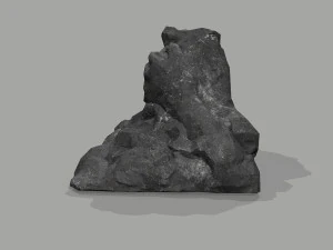 Cave Entrance Cliff rock 08 3D Model