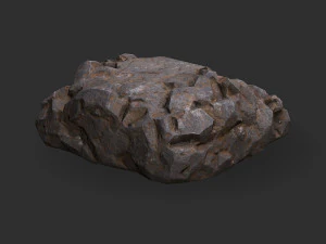 Stairs Stone 01 3D Model