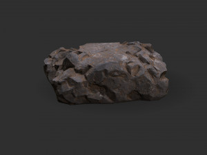 Stairs Stone 01 Model 3D