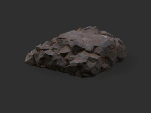 Stairs Stone 01 3D Model