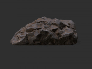 Stairs Stone 01 Model 3D