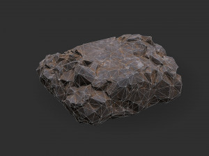 Stairs Stone 01 Model 3D