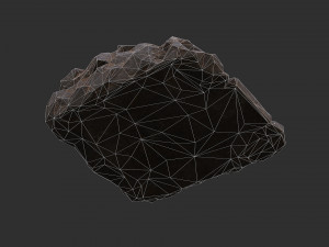 Stairs Stone 01 Model 3D