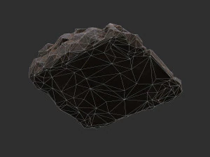 Stairs Stone 01 3D Model