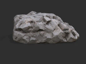 Stairs Stone 02 3D Model
