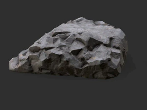 Stairs Stone 02 3D Model
