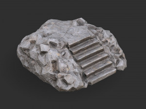 Stairs Stone 02 3D मॉडल