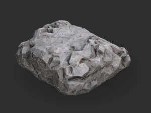 Stairs Stone 02 3D Model