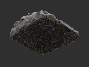 Stairs Stone 02 3D Model