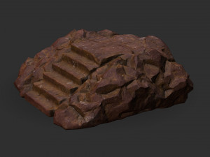 Stairs Stone 03 Modello 3D