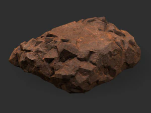 Stairs Stone 04 3D Model