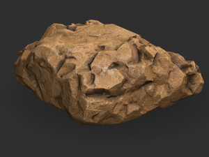 Stairs Stone 05 Model 3D