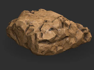 Stairs Stone 05 3D Model