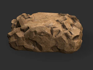 Stairs Stone 05 3D Model