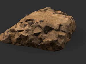Stairs Stone 05 3D Model