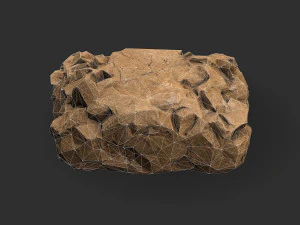 Stairs Stone 05 3D Model