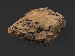 Stairs Stone 05 Model 3D