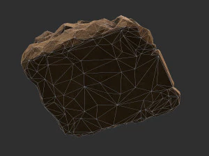 Stairs Stone 05 3D Model