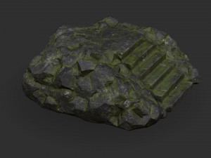 Stairs Stone 06 3D-Modell