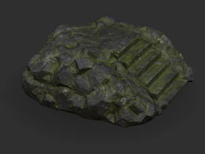 Stairs Stone 06 3D Model