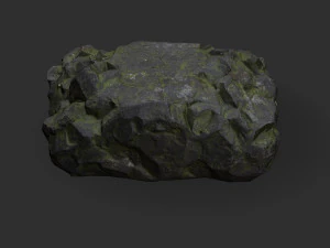 Stairs Stone 06 3D Model