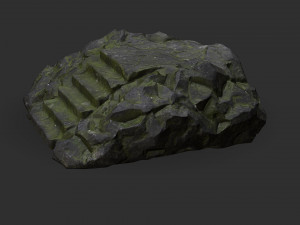 Stairs Stone 06 3D-Modell