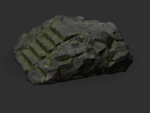 Stairs Stone 06 3D Model