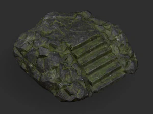 Stairs Stone 06 3D Model