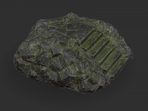 Stairs Stone 06 3D-Modell