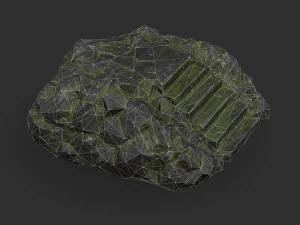 Stairs Stone 06 3D Model