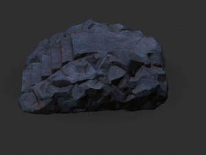 Stairs Stone 07 Model 3D