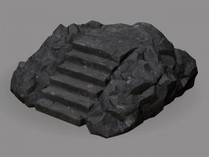 楼梯石08 3D 模型