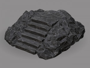Stairs Stone 08 3D 모델