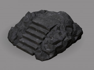 Stairs Stone 08 3D 모델