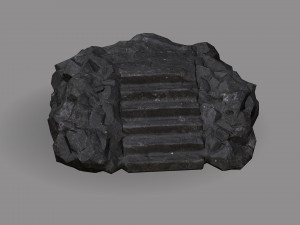 Stairs Stone 08 3D 모델
